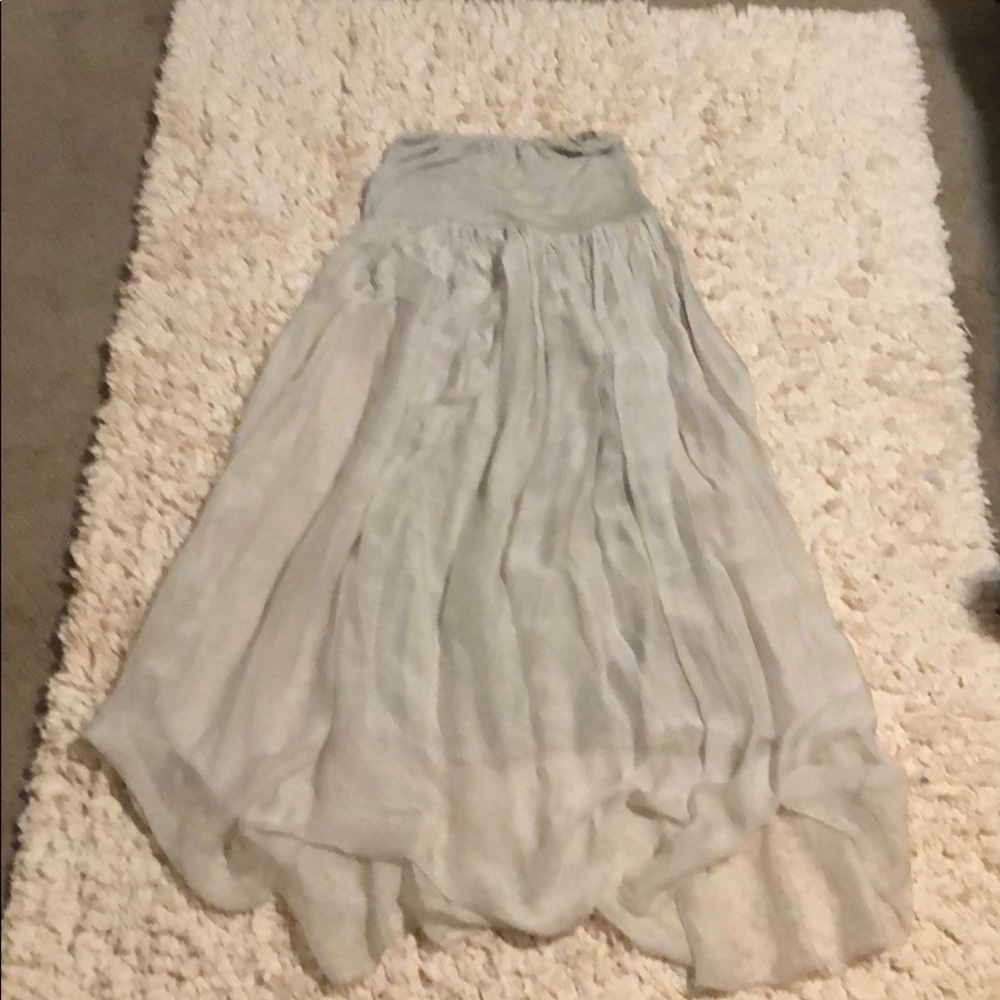 Lola made in Italy silk tube top dress